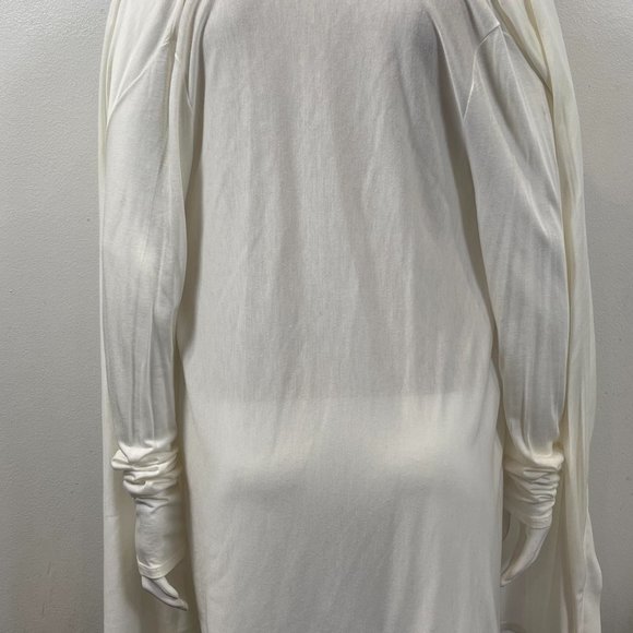 HELMUT LANG WHITE LAYERING SLEEVE LAYERING CARDIGAN - Picture 10 of 12